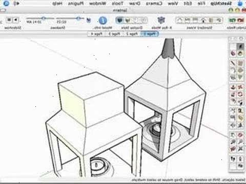 Hvordan å designe en lanterne i sketchup. Lag en kube i sketchup.