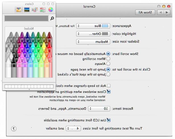 Hvordan sette skrivebordet farge i mac OS X Lion. Klikk på "eple"-menyen på din mac.