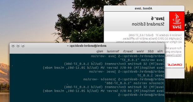 Hvordan oppgradere orakel java på ubuntu linux. Last ned den nye orakel java binærfiler.