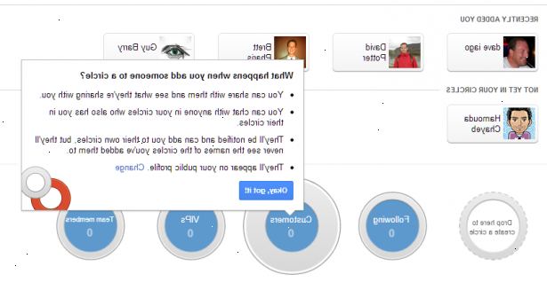 Hvordan lage sirkler i Google+. Gå til google verktøylinje nær toppen av websiden din nettleser.