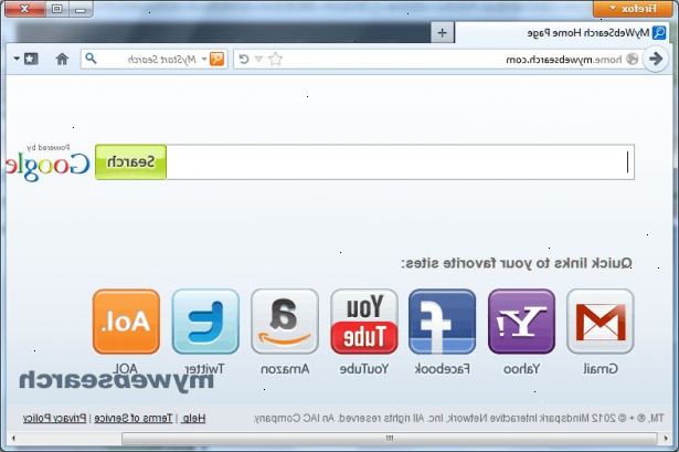 Hvordan fjerne mywebsearch. Finn ut om mywebsearch er installert.