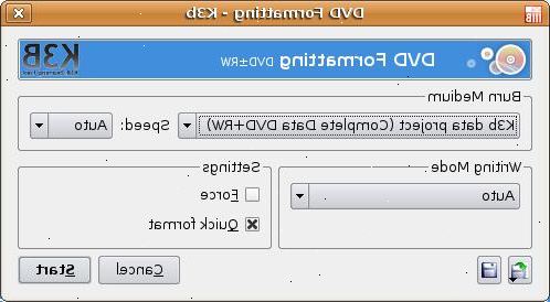 Hvordan å formatere DVD rw. Slett og formatere en dvd-rw disk.