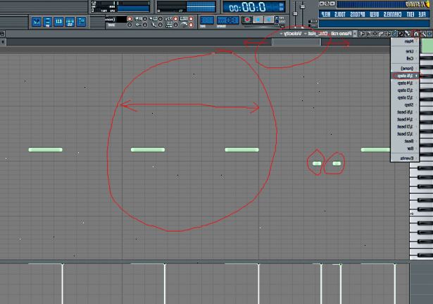 Hvordan bruke varierte taktarter i fruktige looper (FL Studio). Still ditt mønster rutenett for å imøtekomme varierte taktarter.