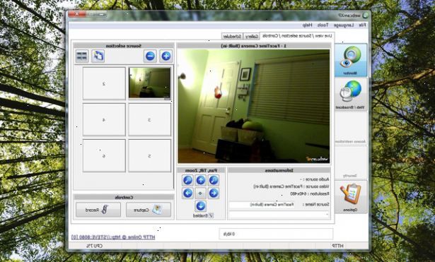 Hvordan streame webcam. Få de nødvendige elementer, beskrevet i ting du trenger.