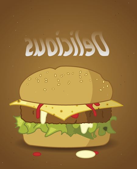 Hvordan tegne en hamburger i Adobe Illustrator. Gå til "Fil> Ny>" og opprette et nytt dokument måle 800-x-800 piksler.