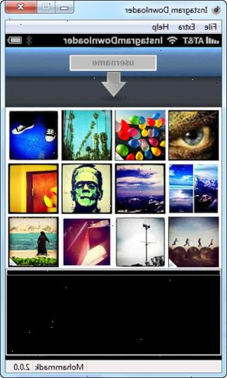 Hvordan laste ned bilder fra en instagram bruker med instagram downloader. Filen vil bli lastet ned i form av en rar fil.