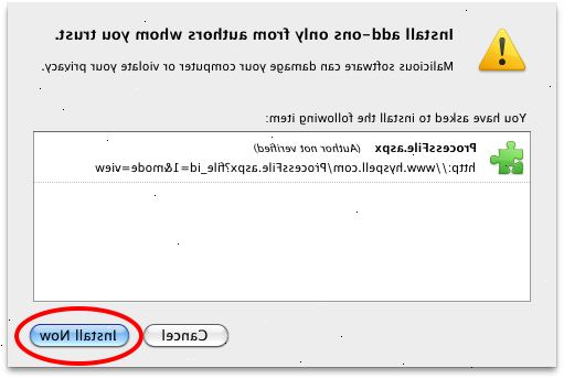 Hvordan du installerer en stavekontroll i nyere versjoner av Firefox. Klikk på linken nederst i det første innlegget som sier installere trollbundet dev.