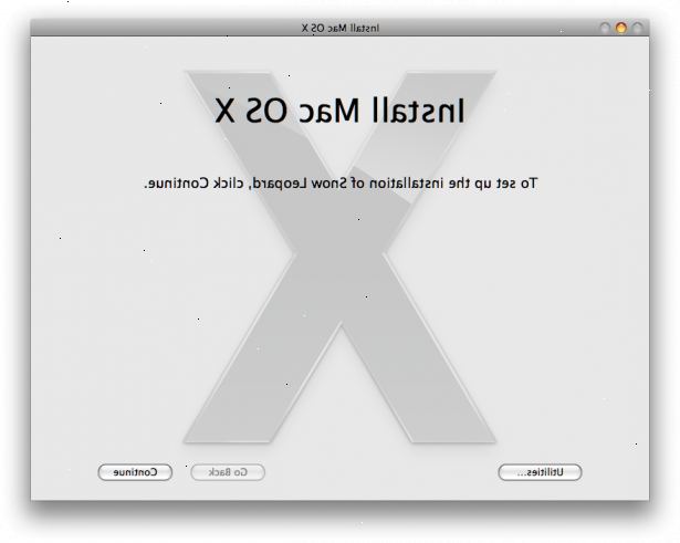 Hvordan installere Mac OS X (Leopard og tidligere). Bestem deg for en sikkerhetskopien.