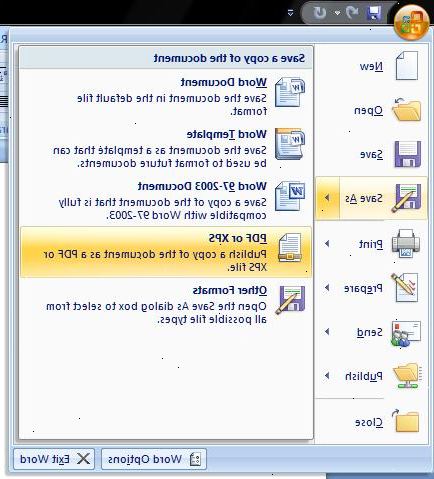 Hvordan bruke Microsoft Office Word 2007. La oss begynne med verktøylinjen.