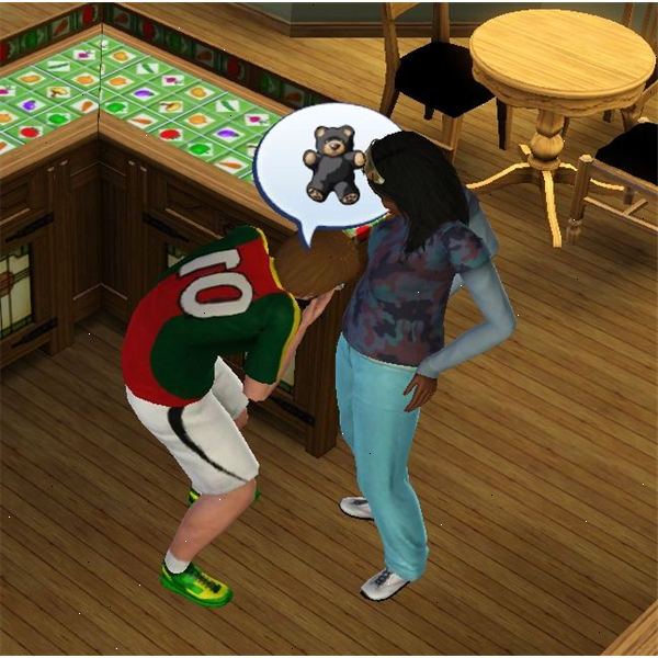 Hvordan komme tenårene sims gravid uten mods i The Sims 3. Har en kvinnelig tenåring sim og en mannlig tenårene sim som er minst opp til "romantisk interesse" status i forholdet panel.