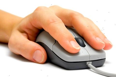 Hvordan bruke en mus. Mus (mer enn én mus) kan brukes av begge hender.