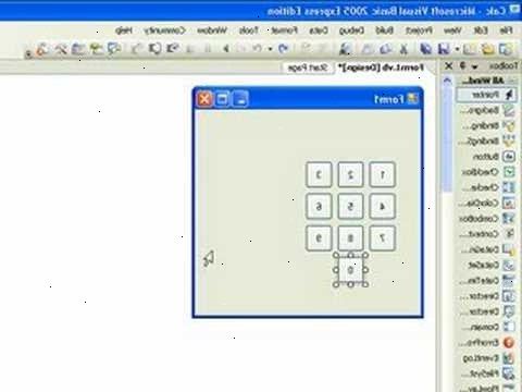 Hvordan lage en enkel kalkulator i Visual Basic 6.0. Standard EXE-prosjekt.