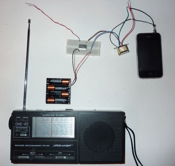 Hvordan bygge en radiosender som kan overføre lyd. Bestem trenger.