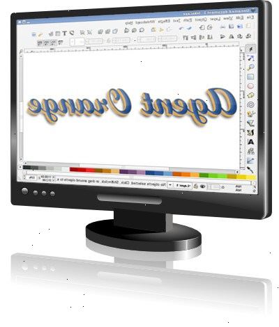 Hvordan lage 3d teksten med Inkscape. Bestem hva du vil at sluttresultatet skal se ut.