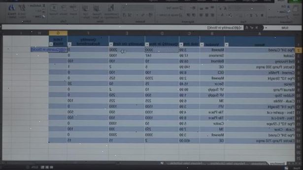 Hvordan lage tabeller ved hjelp av Microsoft Excel. Åpne en arbeidsbok (regneark) eller har en allerede åpen.