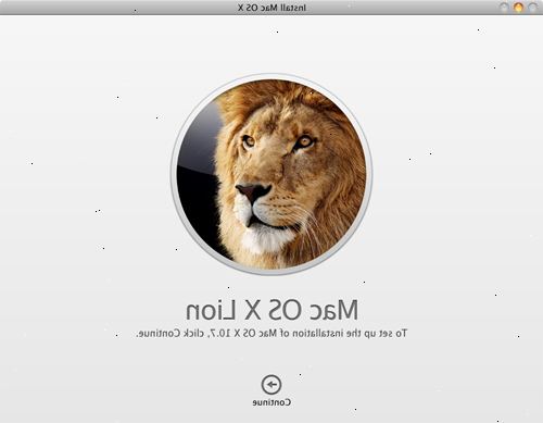Hvordan installere osx lion på en ekstern harddisk. Last ned mac OS X Lion fra Mac App Store.