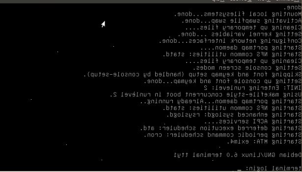 Hvordan sette opp en FTP server i ubuntu linux. Boot opp ubuntu linux.