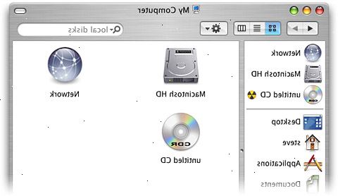 Hvordan brenne en CD ved hjelp av mac OS X. Sett inn en tom CD-R eller CD-RW i CD-stasjonen.