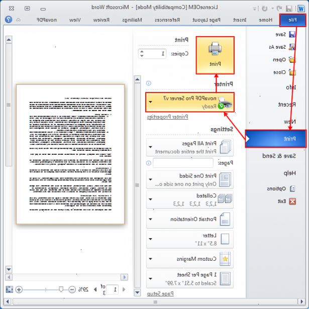 Hvordan konvertere et Microsoft Word-dokument til PDF-format. Åpne filen du ønsker å lagre.