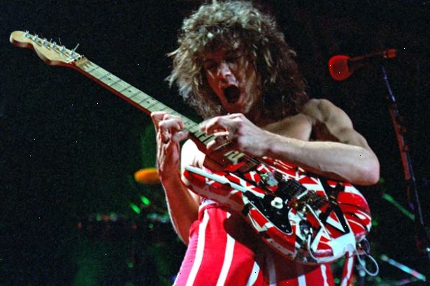 Hvordan å spille gitar som Eddie Van Halen. Plasser din venstre hånd på gripebrettet som om du skulle spille som normalt.