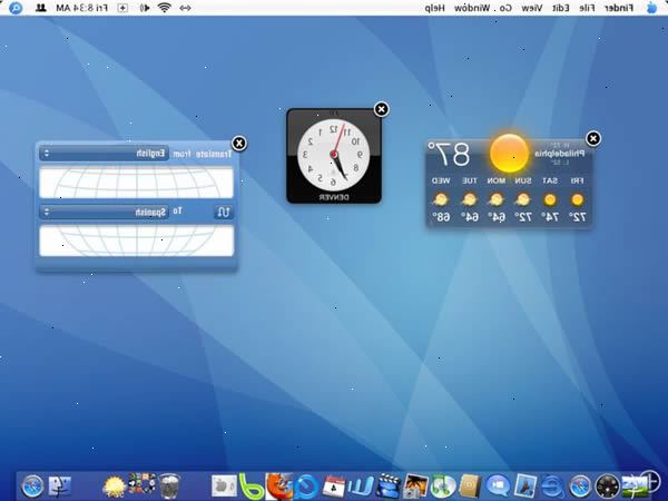 Hvordan pimp din Windows XP-skrivebordet til å se ut som en kul mac desktop. Fjern alle ubrukte snarveier og ikoner.