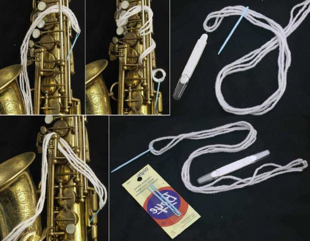 Hvordan du rengjør en saksofon. Rengjør munnstykket.