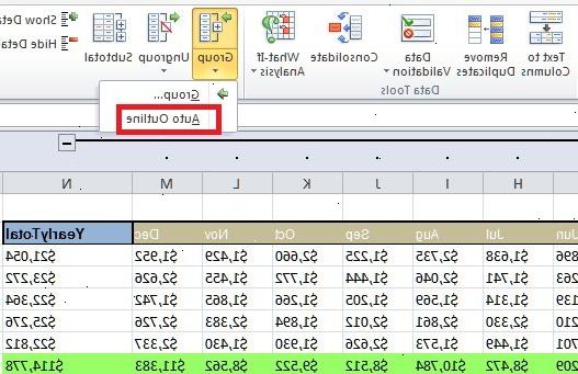 Hvordan gruppe og disposisjon excel data. Åpne filen du ønsker å jobbe på.