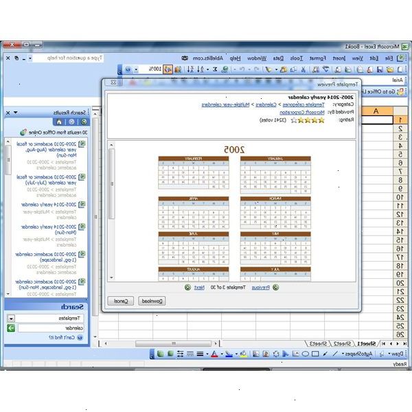 Hvordan lage en kalender i Microsoft Excel. Bestem deg hva du vil i en kalender.