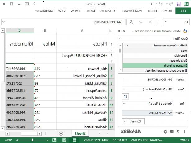 Hvordan konvertere målingene lett i Microsoft Excel. Åpne Microsoft Excel-programmet.